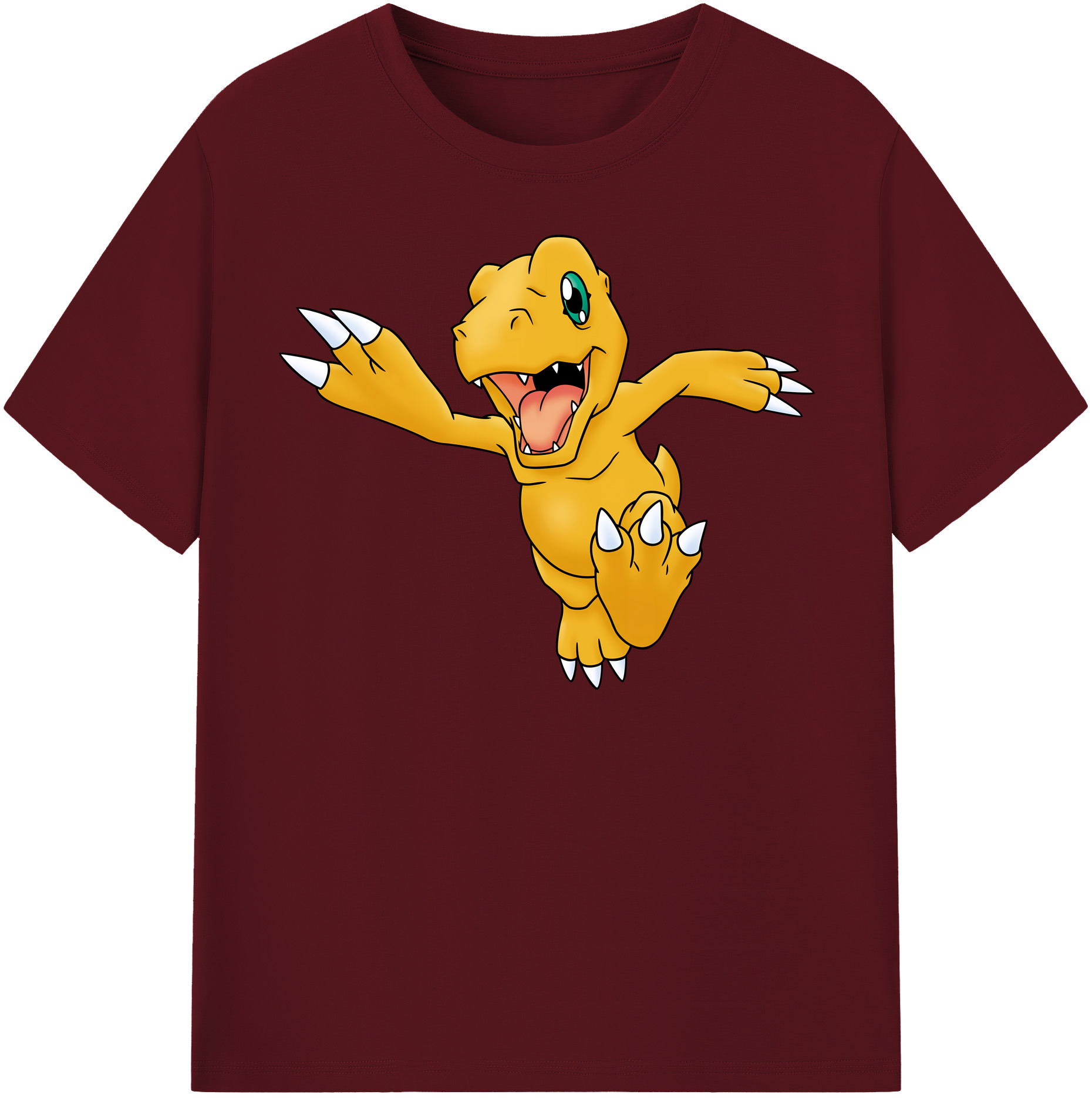 （画像用） Digimon デジタルモンスター/デジモン 綿100％半袖Tシャツ（フロントプリント）